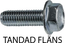 DIN 6921 M6SF SERRATED 8.8 ZN