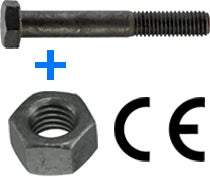 EN 15048-1 ISO 4014/4032 SB-DEL 8.8 HDG