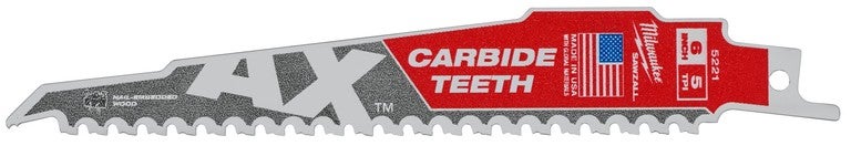 SAWZALL BLADE AX CARBIDE