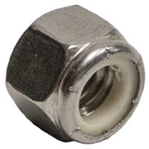 NYLON LOCKING NUT FLU6M UNF A2