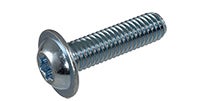 Machine Screw with Flange, Steel