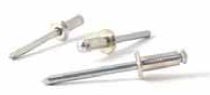 BLIND RIVET PEELED ALUMINIUM/STEEL BLACK